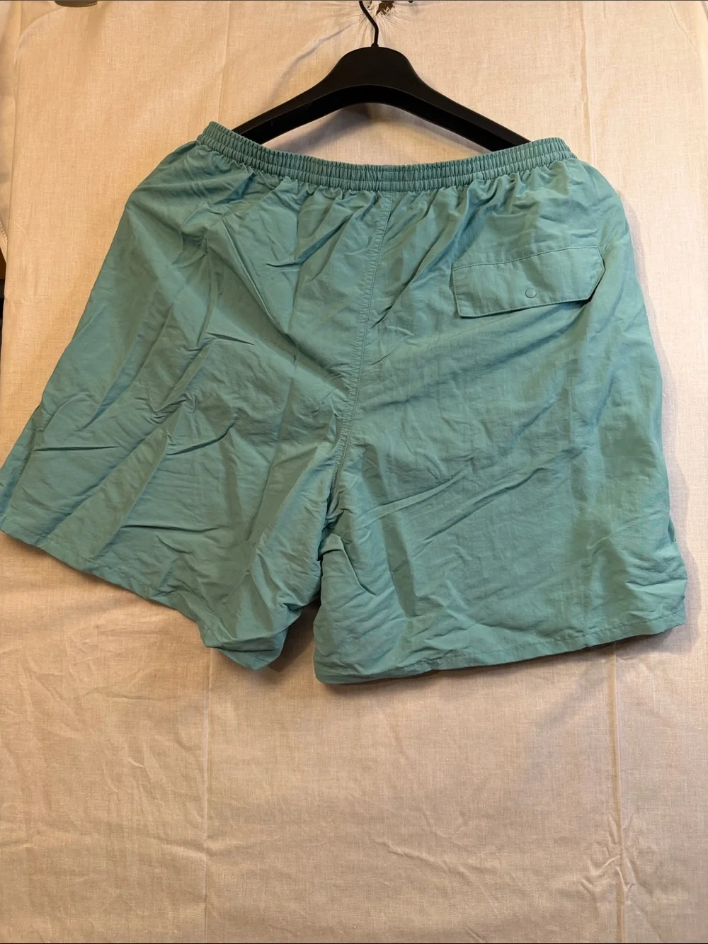 Patagonia men’s  Teal Elastic-Waist Outdoor Shorts / bathing suit